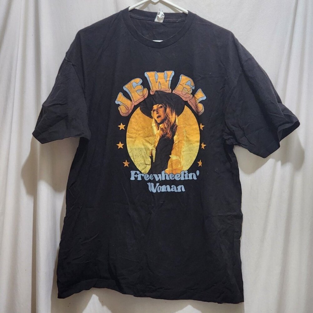 Tultex Jewel Freewheelin'‎ Woman 2022 Tour Black Graphic T-Shirt Mens XXL